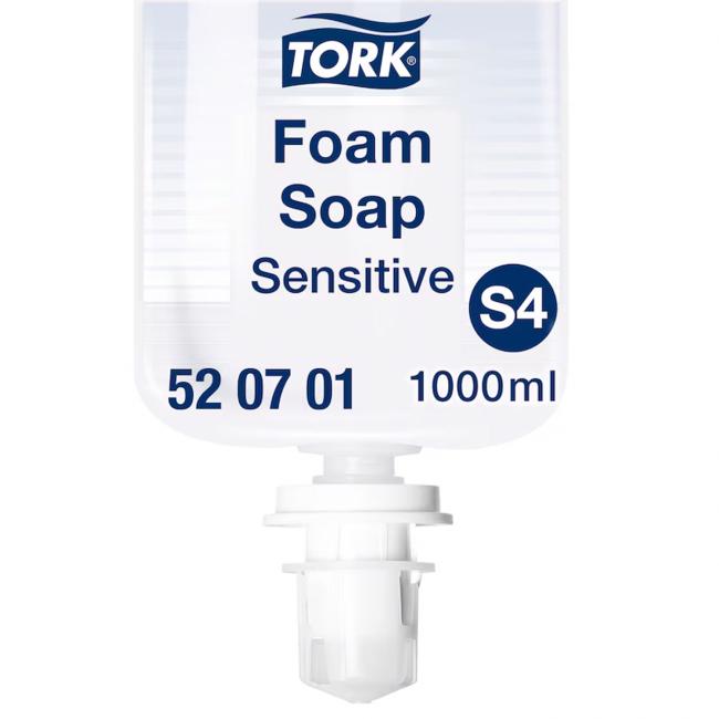 Pěnové mýdlo TORK pro citlivou pokožku S4, 1l
