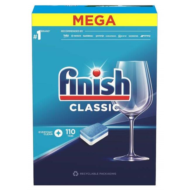 [HY580337] Finish tablety do myčky nádobí Classic (110 ks) Regular