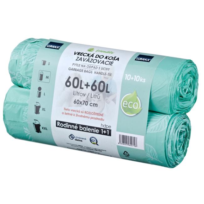 [HY600798] Pytle do koše 60l 60x70cm 2x10ks s ušima