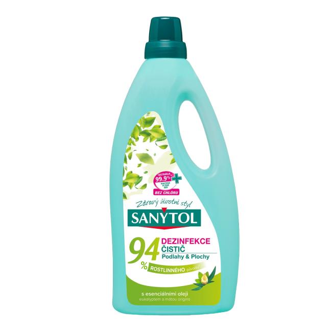 Sanytol čistič na podlahy a plochy 94% rostlinného původu 1000 ml