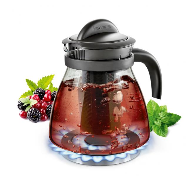 [HY647044] Konvice MONTE CARLO se sítky na vaření 1,5l antracit