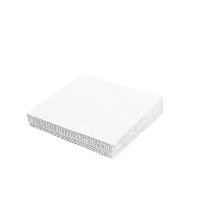 [HY655300] Papírové ubrousky 1-vrstv. bílé 30x30cm (100 ks)