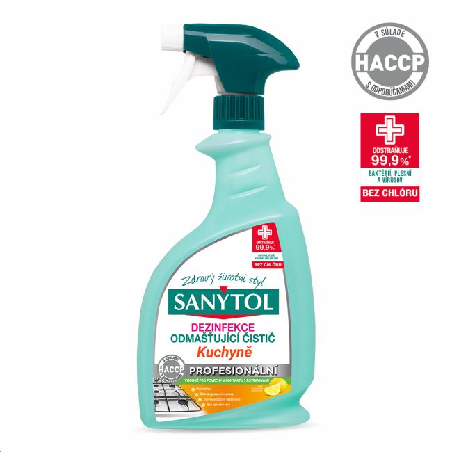 [HY661205] Sanytol čistič na kuchyně Professional sprej 750 ml