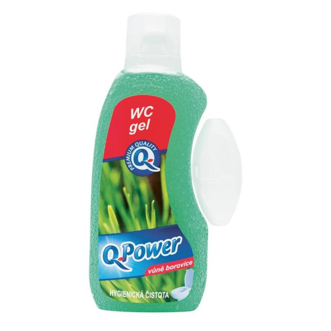 [HY700841] Q-Power WC závěsný gel 400 ml - Borovice