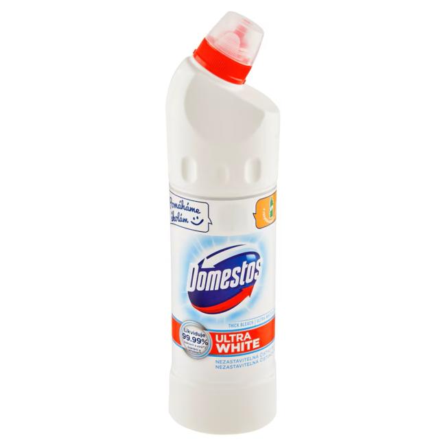 Domestos WC čistící gel 750 ml - ULTRA WHITE White & Shine