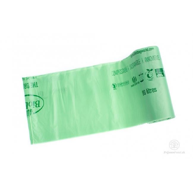 Pytle kompostovatelné BioBag na odpad 80 ℓ extra pevné 20 ks