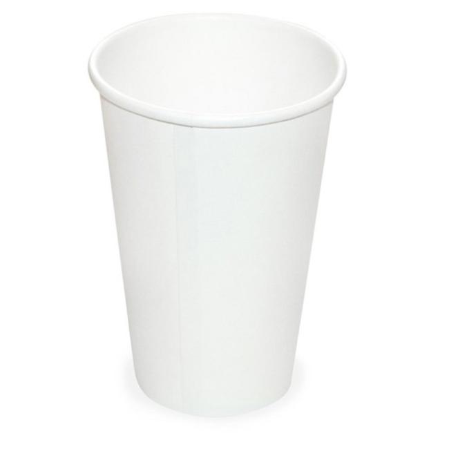 [HY762330] Papírové sklenice bílé Ø80 mm 330 ml 'ML' (50 ks)