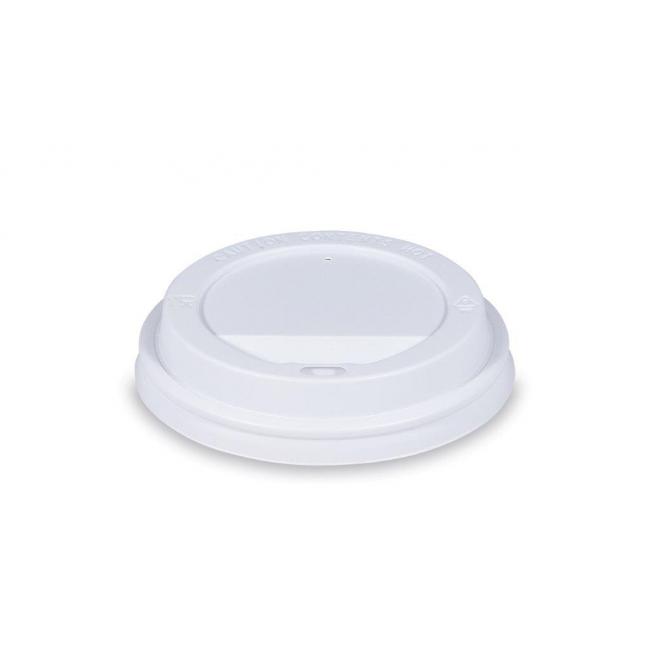 Konvexní víčko bílé na sklenice o průměru 90 mm (100 ks)