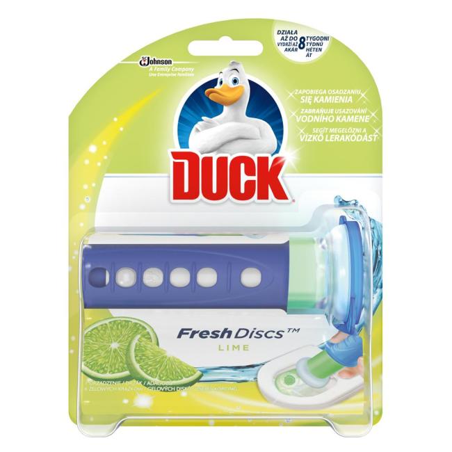 [HY770099] DUCK Fresh Discs WC gel 36 ml Limetka
