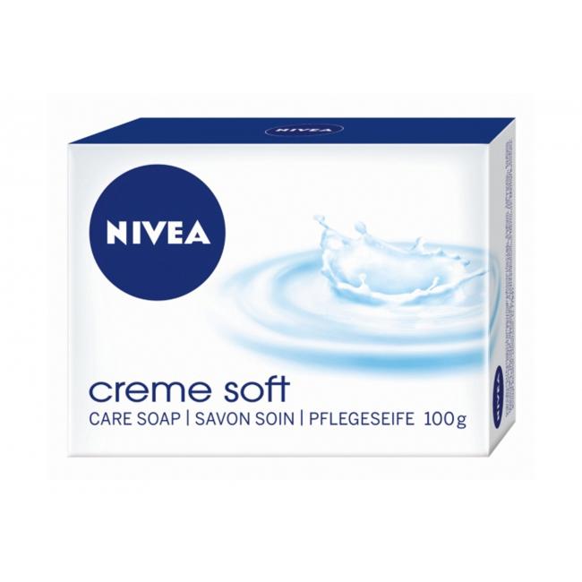 [HY772004] Nivea tuhé mýdlo 100 g Creme Soft