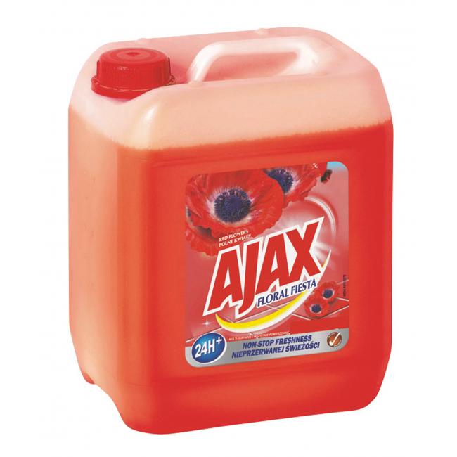 [HY773079] Ajax na podlahy Floral Fiesta 5 l Red Flowers (červený)