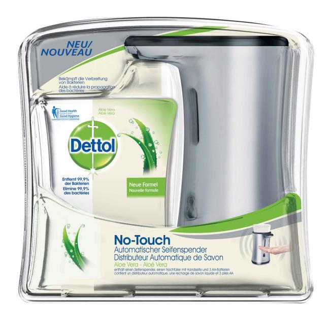 [HY780351] Dettol bezdotykový dávkovač s náplní 250 ml - Aloe Vera