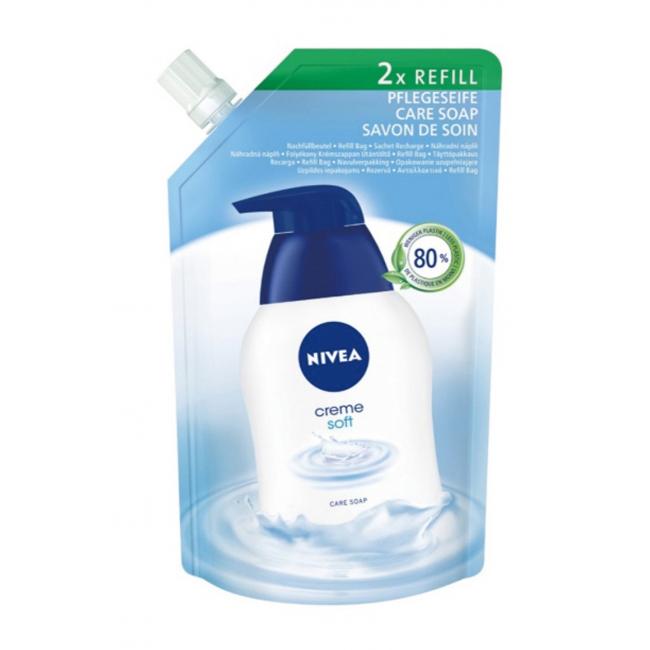 [HY807017] Nivea tekuté mýdlo (NÁHRADNÍ NÁPLŇ) 500 ml Creme Soft