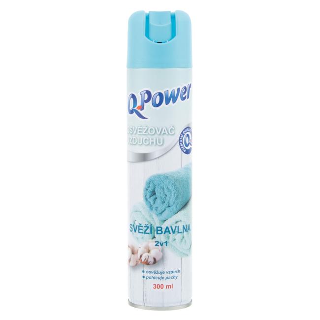 [HY811866] Q-Power osvěžovač ve spreji 300 ml - Bavlna