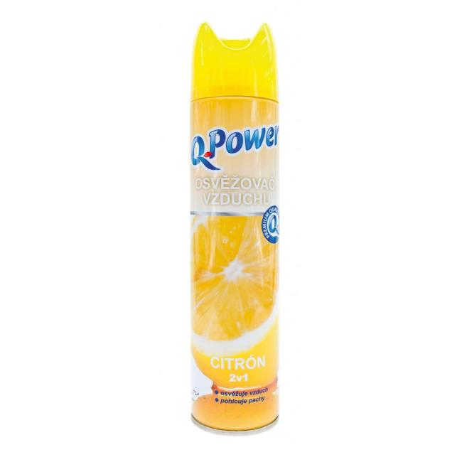 Q-Power osvěžovač ve spreji 300 ml - Citron