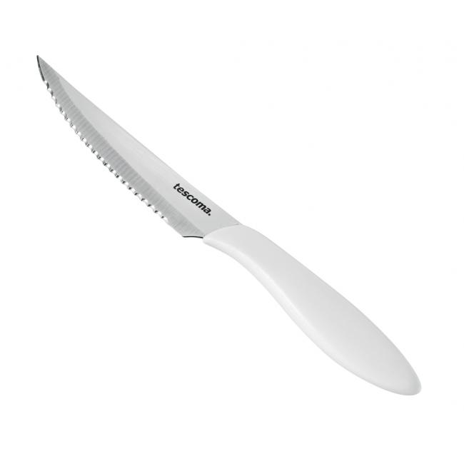 Nůž steakový PRESTO 12cm, 6 ks bílá
