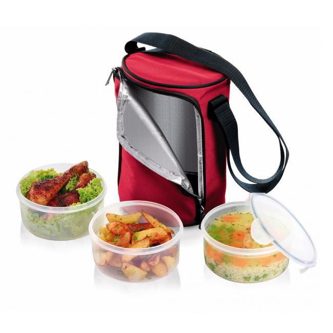 Obědář FRESHBOX se 3 dózami 0,8 l