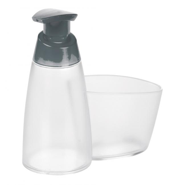 Dávkovač saponátu CLEAN KIT 350ml s oddělením pro houbu