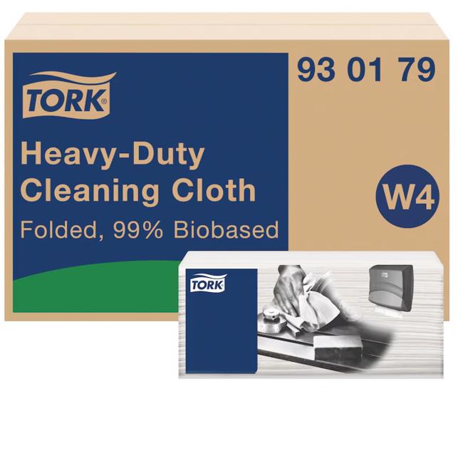 Utěrky skládané TORK Heavy-Duty Biobased W4 1-vrstv., 105 útržků
