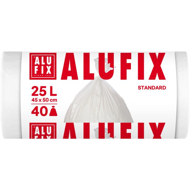 [HY946029] Pytle na odpadky 25 ℓ, 40ks, 10mic, HDPE 50x45cm, bílé,