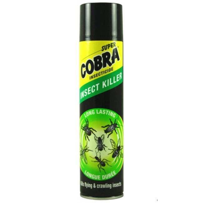 [HY955023] COBRA sprej UNI na létající i lezoucí hmyz 400 ml (černý)