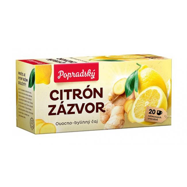 Čaj BOP ovocný citron, zázvor 40g