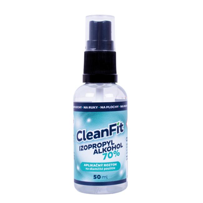 [HY999701] CleanFit alkoholový roztok IZOPROPYLALKOHOL 70% s rozprašovačem 50 ml