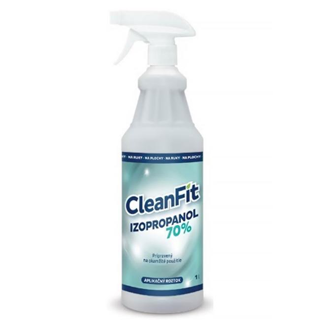 [HY999801] CleanFit alkoholový roztok IZOPROPYLALKOHOL 70% s rozprašovačem 1 l
