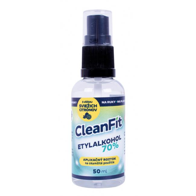 [HY999815] CleanFit dezinfekční roztok Etylakohol 70% citrus s rozprašovačem 50 ml