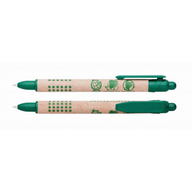 Kuličkové pero ICO green klikací