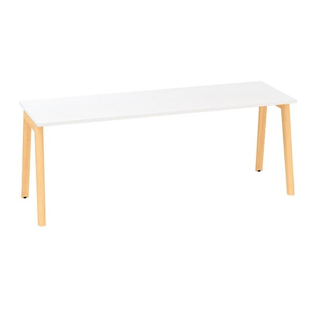 [IR100008] Pracovní stůl ALFA ROOT 200x80cm, bílý