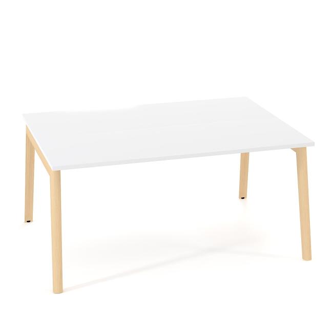 [IR100012] Pracovní stoly Bench ALFA ROOT 160x160cm, bílý