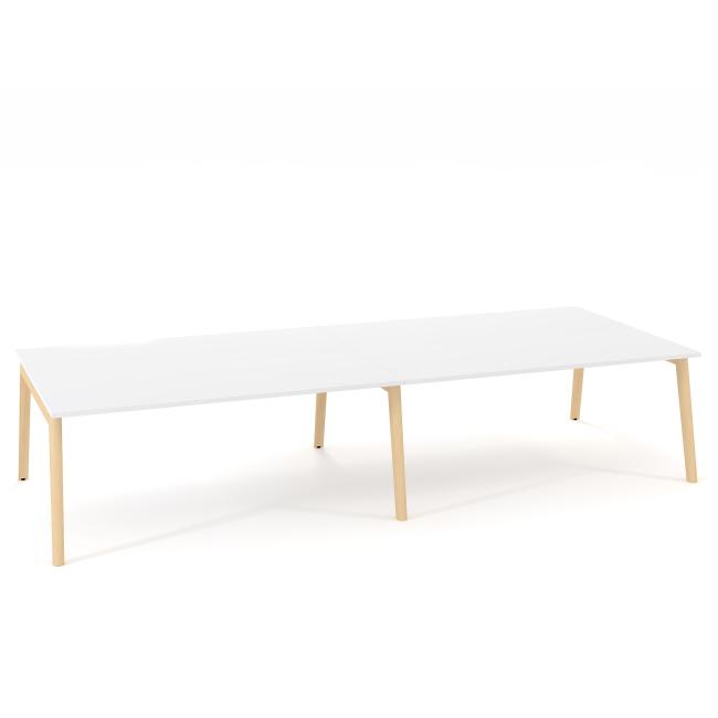 [IR100020] Pracovní stoly Bench ALFA ROOT 360x160cm, bílý