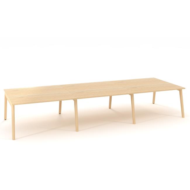 [IR100023] Pracovní stoly Bench ALFA ROOT 420x160cm, dub