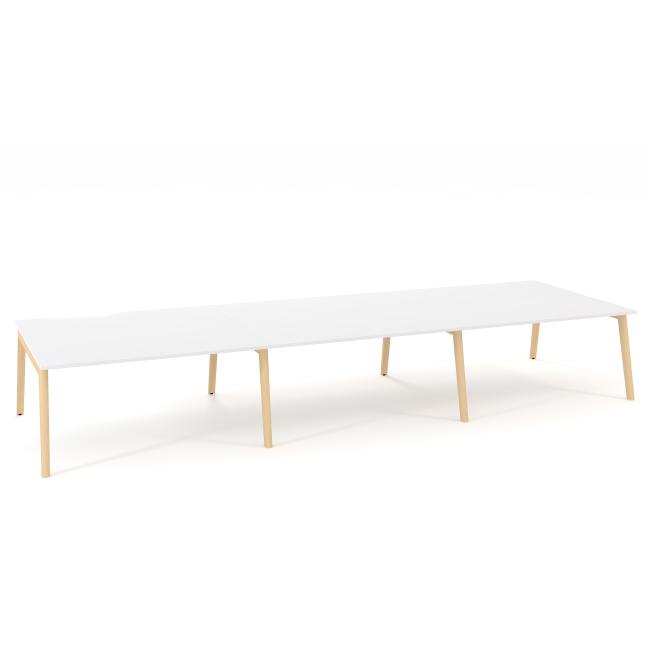 [IR100024] Pracovní stoly Bench ALFA ROOT 480x160cm, bílý