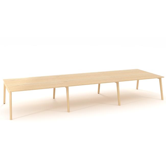 [IR100025] Pracovní stoly Bench ALFA ROOT 480x160cm, dub