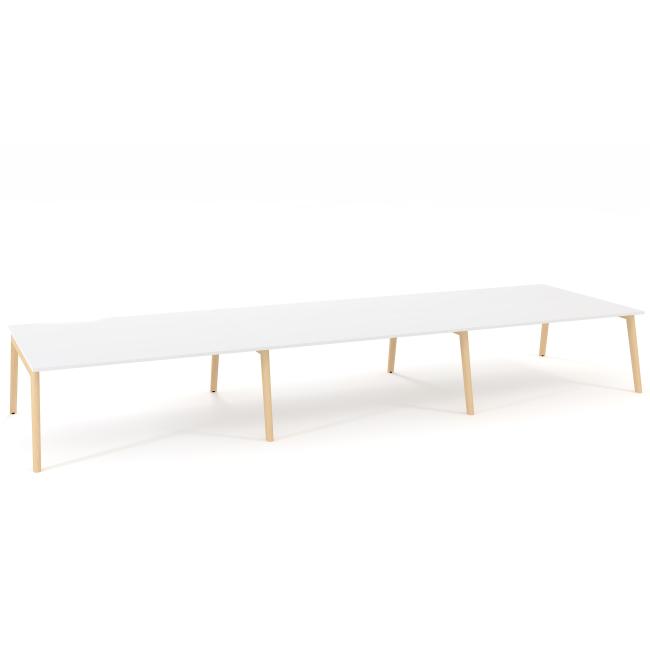 [IR100026] Pracovní stoly Bench ALFA ROOT 540x160cm, bílý