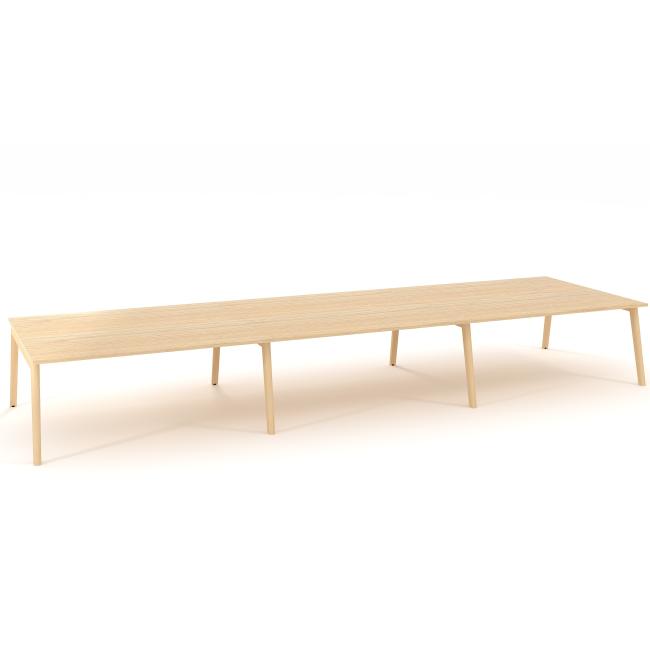 [IR100027] Pracovní stoly Bench ALFA ROOT 540x160cm, dub