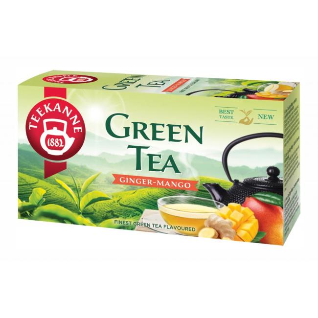 [PT604509] Čaj TEEKANNE zelený Ginger & Mango HB 20 x 1,75g