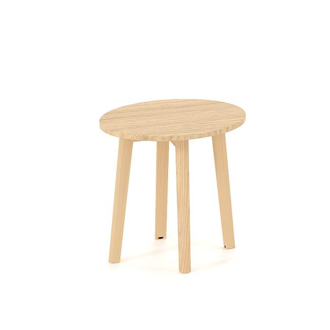 Konferenční stolek ROOT kulatý, d=50/v=47,7cm, dub