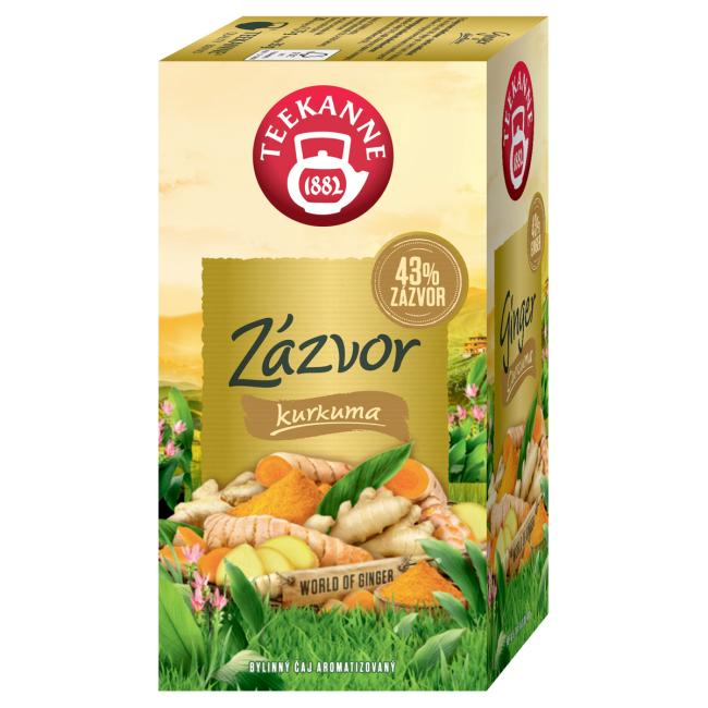 [PT604511] Čaj TEEKANNE Ginger & Curcuma HB 20 x 1,6g