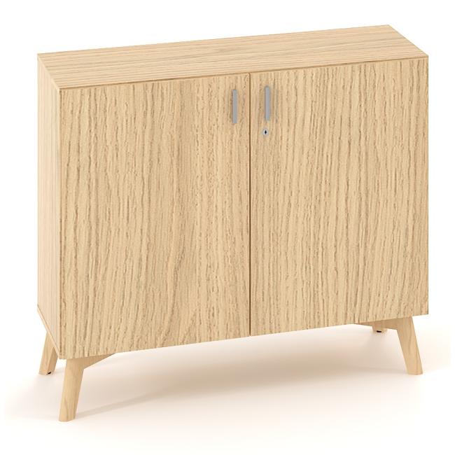 Policová skříň ALFA ROOT, 1 police, 100x47x88, 7cm, dub